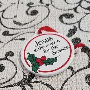Jesus Is The Reason For The Season Ornanent